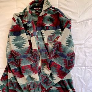 Vintage style fuzzy jacket